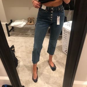 Topshop straight jeans